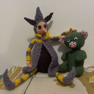 Horgolt amigurumi Mazsola és Táde figura - játék & sport - plüssállat & játékfigura - más figura - Meska.hu