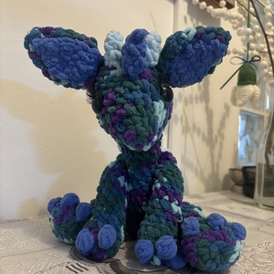Amigurumi horgolt sárkány figura, Játék & Sport, Plüssállat & Játékfigura, Plüss sárkány, Horgolás, MESKA