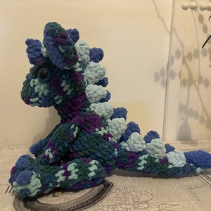 Amigurumi horgolt sárkány figura - játék & sport - plüssállat & játékfigura - plüss sárkány - Meska.hu
