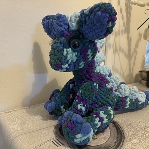 Amigurumi horgolt sárkány figura - játék & sport - plüssállat & játékfigura - plüss sárkány - Meska.hu