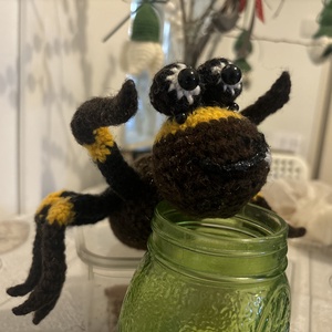Amigurumi horgolt pók figura - játék & sport - plüssállat & játékfigura - más figura - Meska.hu
