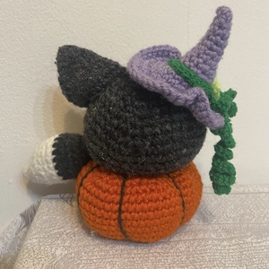 Amigurumi horgolt őszi cica - játék & sport - plüssállat & játékfigura - cica - Meska.hu