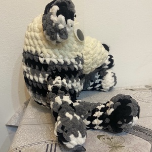 Amigurumi horgolt tarka kutya figura - játék & sport - plüssállat & játékfigura - kutya - Meska.hu