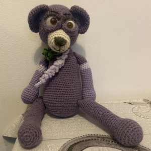 Amigurumi horgolt maci figura - Meska.hu