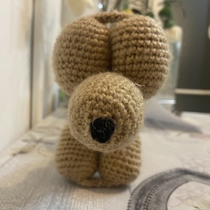 Amigurumi horgolt hajtogatható kutya - játék & sport - plüssállat & játékfigura - kutya - Meska.hu