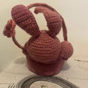 Amigurumi horgolt húsvéti nyuszi kosár - játék & sport - plüssállat & játékfigura - nyuszi - Meska.hu