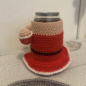 Amigurumi Horgolt sörtartó - otthon & életmód - konyhafelszerelés, tálalás - italos kellékek - sörtartó - Meska.hu