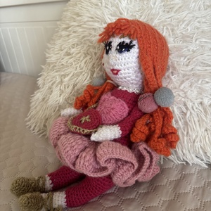 Horgolt amigurumi kislány figura - játék & sport - plüssállat & játékfigura - ember - Meska.hu