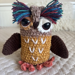 Amigurumi Horgolt bagoly figura - Meska.hu