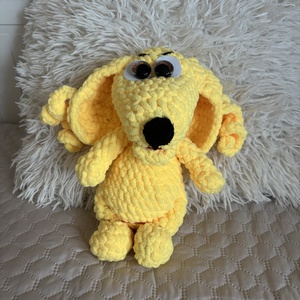 Horgolt amigurumi kutya figura - játék & sport - plüssállat & játékfigura - kutya - Meska.hu