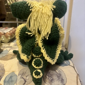 Amigurumi Süsü a sárkány - játék & sport - plüssállat & játékfigura - plüss sárkány - Meska.hu