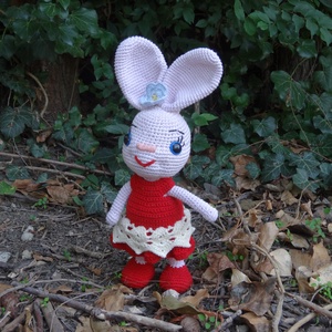 Antropomorf nyuszis mesefigura - játék & sport - plüssállat & játékfigura - nyuszi - Meska.hu