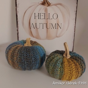 2 horgolt tök, Esküvő, Dekoráció, Helyszíni dekor, Horgolás, MESKA