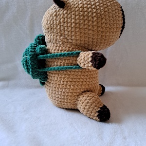 Capybara hátizsákkal /nagy/, Játék & Sport, Plüssállat & Játékfigura, Más figura, Horgolás, MESKA