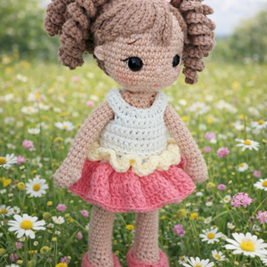 Lina baba és 3 váltás ruhája-mintaleírás, DIY (Csináld magad), Szabásminta, útmutató, Horgolási minta, Horgolás, Varrás, MESKA