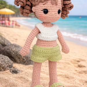 Lina baba és 3 váltás ruhája-mintaleírás - diy (csináld magad) - szabásminta, útmutató - horgolási minta - Meska.hu