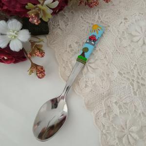 Autós kiskanál - otthon & életmód - konyhafelszerelés, tálalás - tálalás - kanál & villa - Meska.hu