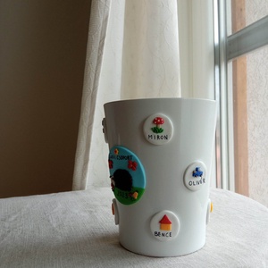 Bölcsis és ovis ballagós kaspó kisgyermeknevelőknek, óvó néniknek, dajkáknak, technikai dolgozóknak -  - Meska.hu