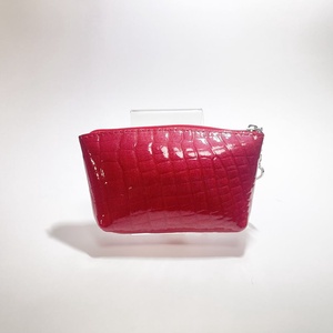 Piros lakk krokkómintás egy cipzáras egyenes swarovski köves kulcstartó E5008 - táska & tok - kulcstartó & táskadísz - kulcstartó - Meska.hu