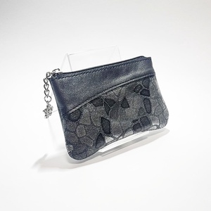 Sötét ezüst - szürke mintás ívelt egy cipzáras kulcstartó C8001, Táska & Tok, Kulcstartó & Táskadísz, Kulcstartó, Bőrművesség, MESKA