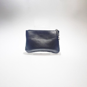 Sötét ezüst - szürke mintás ívelt egy cipzáras kulcstartó C8001 - táska & tok - kulcstartó & táskadísz - kulcstartó - Meska.hu