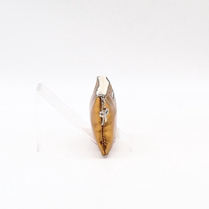 Óarany ívelt egy cipzáras swarovski köves kulcstartó D2003 - táska & tok - kulcstartó & táskadísz - kulcstartó - Meska.hu