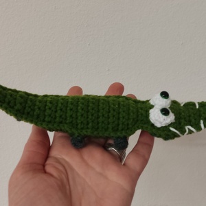 Krokodil  - játék & sport - plüssállat & játékfigura - más figura - Meska.hu