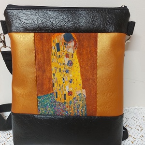 Klimt A csók - táska & tok - kézitáska & válltáska - vállon átvethető táska - Meska.hu