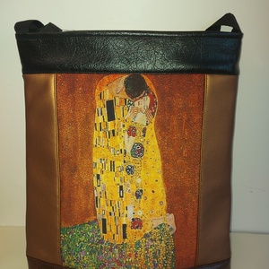 Klimt A csók - táska & tok - kézitáska & válltáska - vállon átvethető táska - Meska.hu