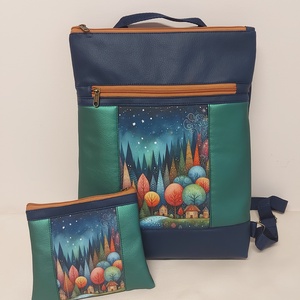Mesebeli erdő hátizsák  szett - táska & tok - hátizsák - hátizsák - Meska.hu