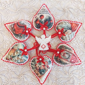 Vintage  szívek  - Meska.hu