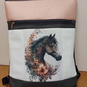  Lovas hátizsák szett - táska & tok - hátizsák - tornazsák, gymbag - Meska.hu