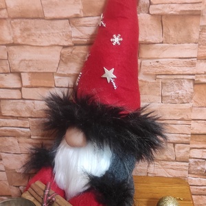 Karácsonyi manó - karácsony - mikulás - mikulás beltéri dekoráció - Meska.hu