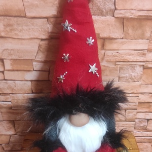 Karácsonyi manó - karácsony - mikulás - mikulás beltéri dekoráció - Meska.hu