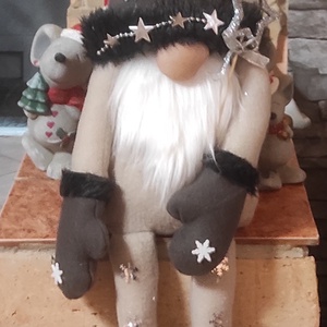 Karácsonyi manó - Meska.hu