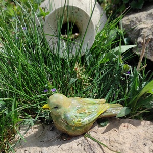 Kerámia madár - művészet - szobor - kerámia - Meska.hu