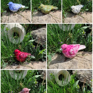 Kerámia madár - művészet - szobor - kerámia - Meska.hu