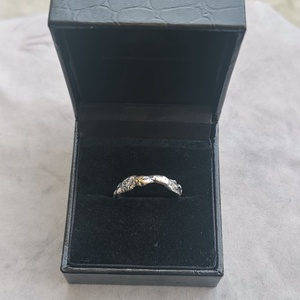 Amorf karika gyűrű - ékszer - gyűrű - kerek gyűrű - Meska.hu