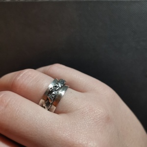 Amorf forgatható gyűrű, Ékszer, Gyűrű, Kerek gyűrű, Ékszerkészítés, Ötvös, MESKA