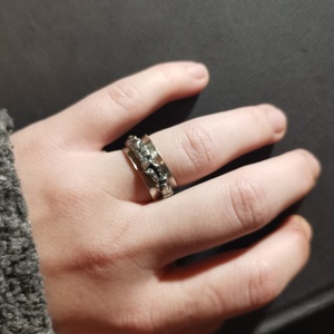 Amorf forgatható gyűrű - ékszer - gyűrű - kerek gyűrű - Meska.hu