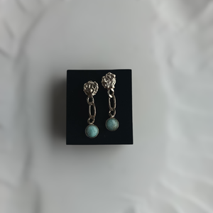 Köves fülbevaló - ékszer - fülbevaló - lógó fülbevaló - Meska.hu