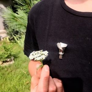 Virágcsokor bross - ékszer - kitűző és bross - Meska.hu