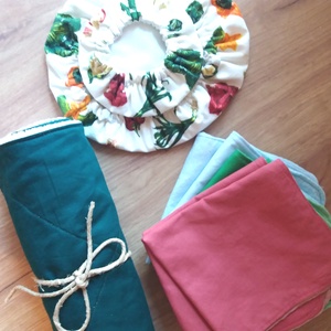 Nagy zero waste csomag  - táska & tok - bevásárlás & shopper táska - kenyeres zsák - Meska.hu
