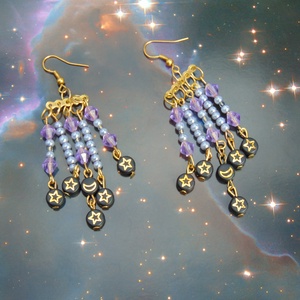 Boszis lógós fülbevaló - ékszer - fülbevaló - lógó fülbevaló - Meska.hu