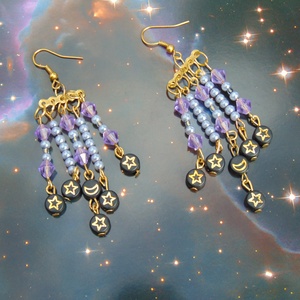 Boszis lógós fülbevaló - ékszer - fülbevaló - lógó fülbevaló - Meska.hu