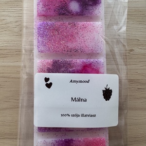 Szója illatviasz málna illattal, Otthon & Életmód, Gyertya, illat, aroma, Illatviasz, Gyertya-, mécseskészítés, MESKA