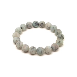 Jáspis kiwi matt golyó karkötő 1011 mm, Ékszer, Karkötő, Ásványkarkötő, , MESKA