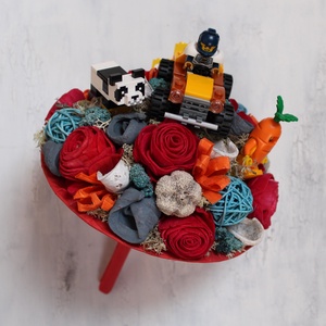 Ballagási csokor Lego figurákkal rendelésre - Meska.hu