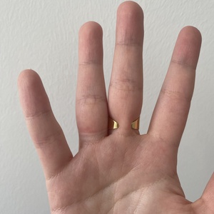 18k aranyozott gyűrű  - ékszer - gyűrű - statement gyűrű - Meska.hu