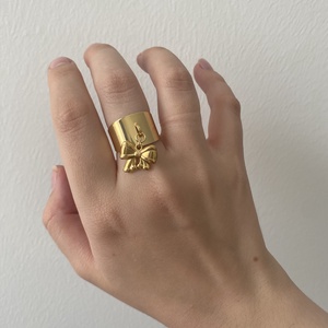 18k aranyozott gyűrű  - ékszer - gyűrű - statement gyűrű - Meska.hu